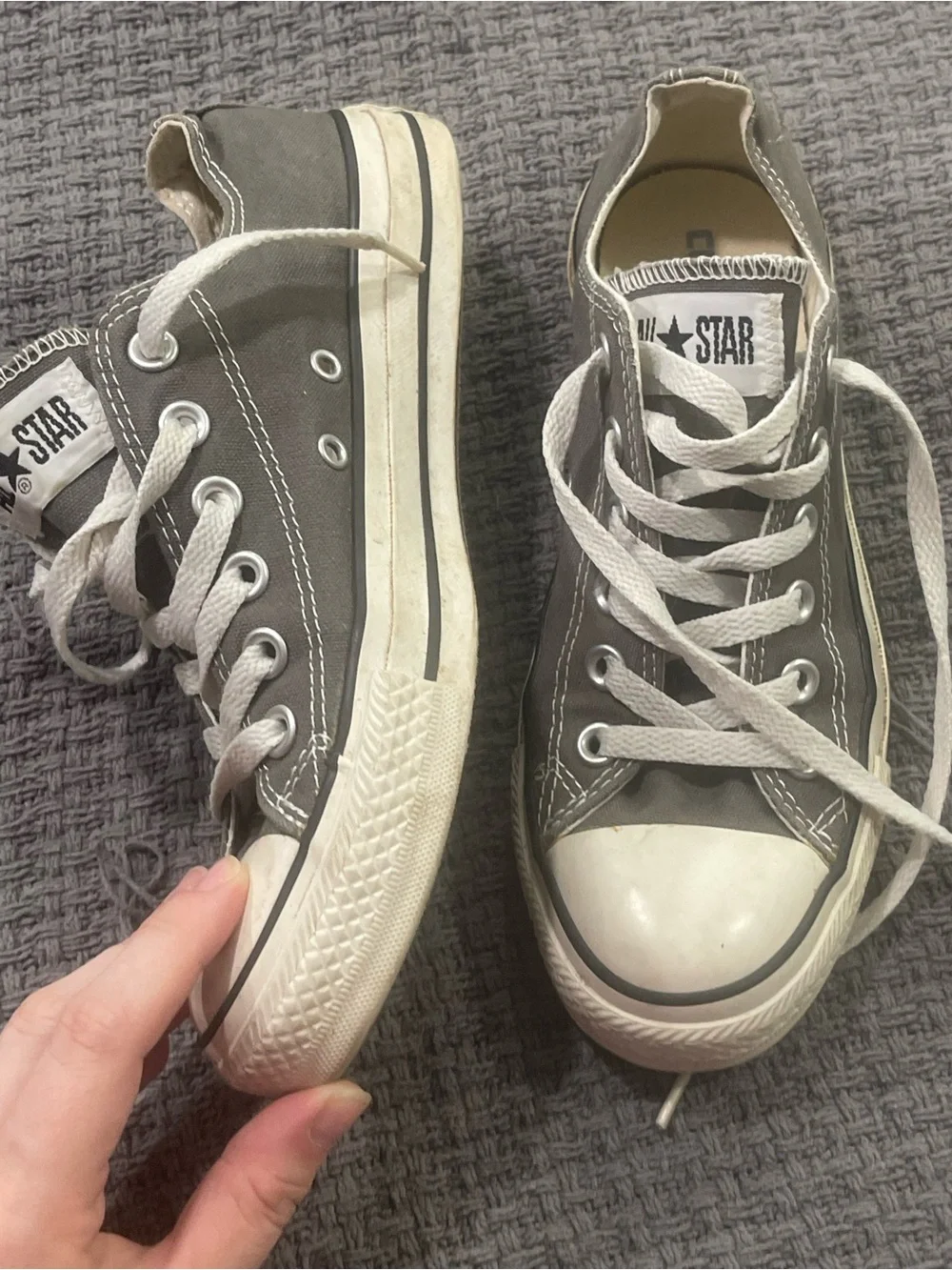 Converse unisex All Star Low Top Sneaker in Gray - Picture 2 of 6